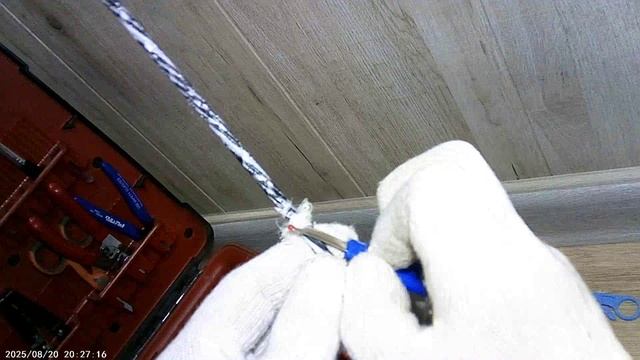 Разделка оптического кабеля