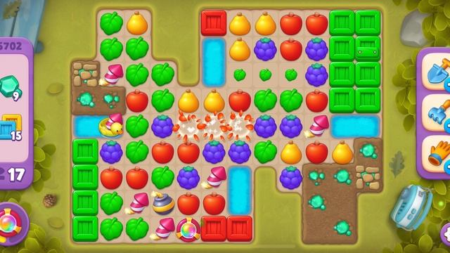 5701, 5702, 5703 уровни Gardenscapes смотреть онлайн