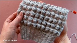 504 ОБЪЕМНЫЙ 3D РЕЛЬЕФНЫЙ УЗОР СПИЦАМИ Вязание Узоры спицами