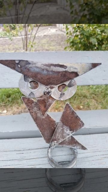совушка из металла/ Owl Made O Metal