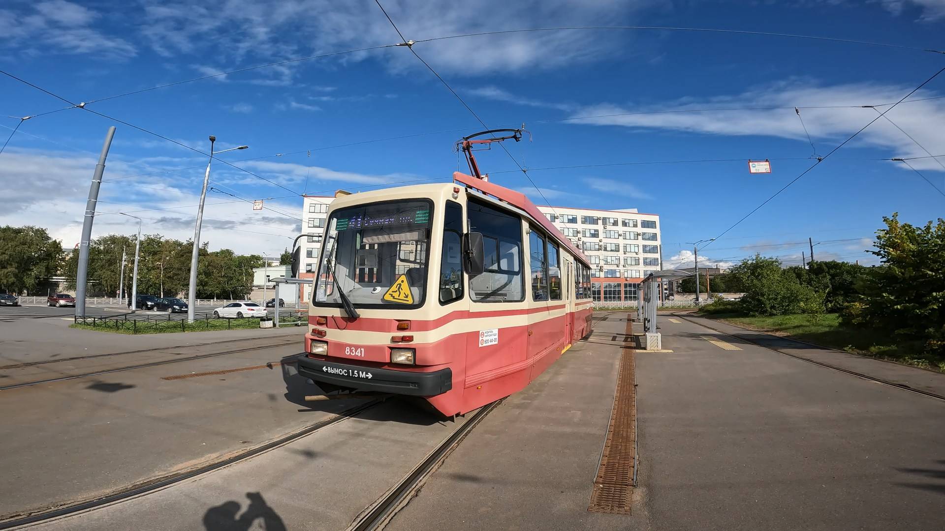 Санкт Петербург Трамвай маршрут 41 смотреть онлайн