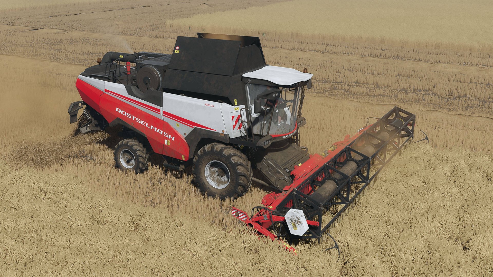 Ростсельмаш RSM161 уборка пшеницы Farming Simulator 25 смотреть онлайн