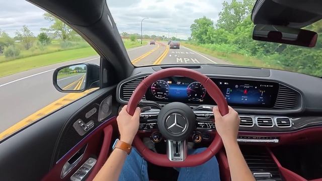 Mercedes GLE 63S AMG Coupe [V8 4.0 л. 603 л.с. ] POV TEST DRIVE смотреть онлайн