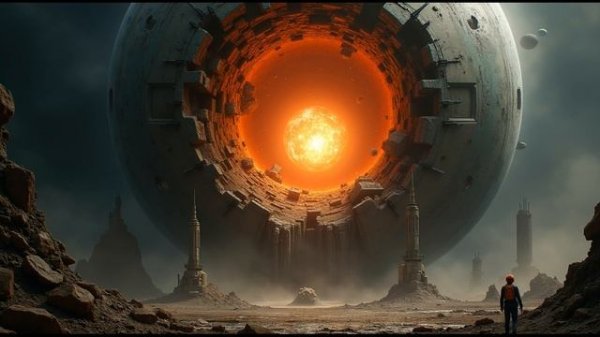 Fractured Stellar Tomb ⚙️ 2-Hour Sci-Fi Horror Ambience | Inverted Ruin City | Dead Star Reactor