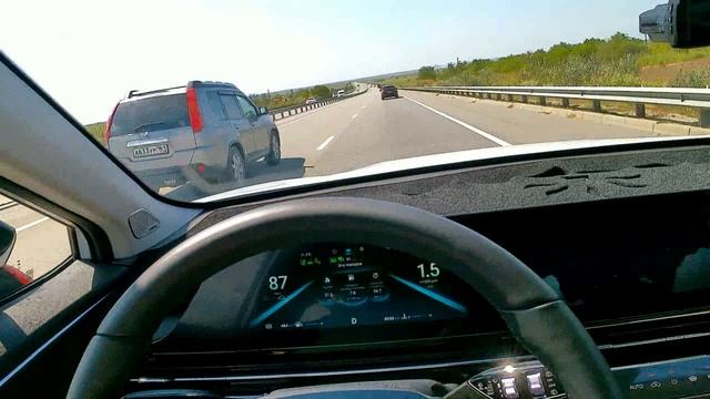 ОМОДА С-5. Работа автопилот! Экстренное торможения! смотреть онлайн