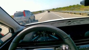 ОМОДА  С-5. Работа автопилот! Экстренное торможения!