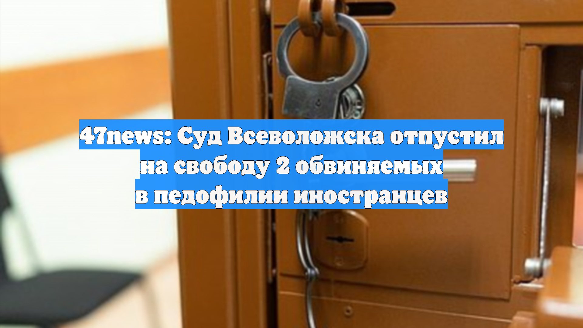 47news: Суд Всеволожска отпустил на свободу 2 обвиняемых в педофилии иностранцев