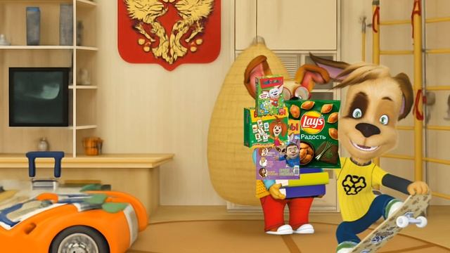 Прикоскины - Сезон 1 Серия 9 - Ограбление из-за пирожка (Фанатский мультсериал) смотреть онлайн