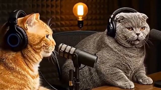 Коты записали ПОДКАСТ #shorts смотреть онлайн