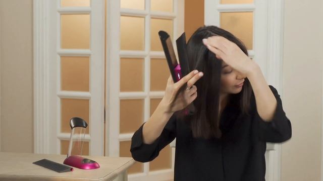 Как правильно сделать укладку на выпрямитель Dyson Corrale смотреть онлайн
