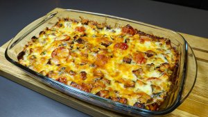 Вкусная запеканка из баклажанов. Никакой жарки! Запеченные овощи.