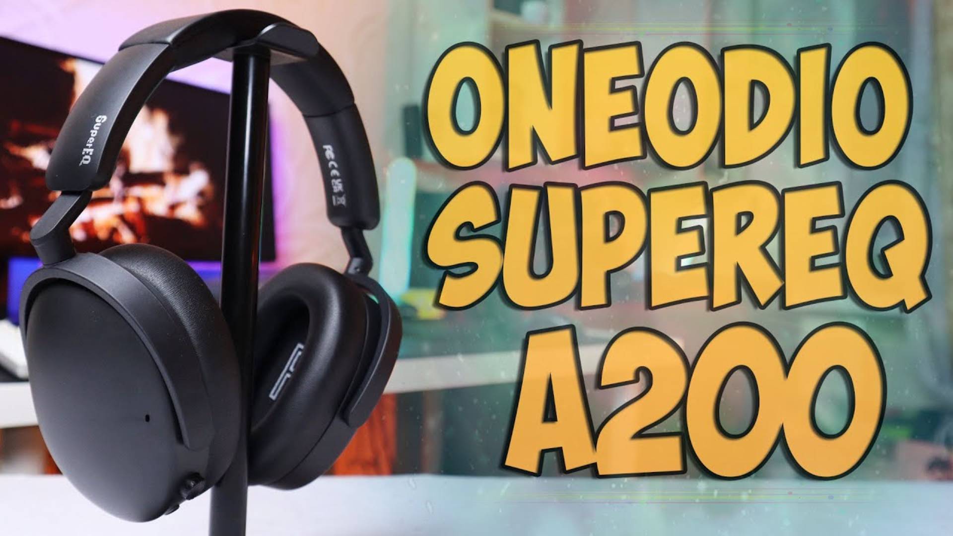 OneOdio SuperEQ A200 Обзор недорогих универсальных беспроводных наушников с ANC смотреть онлайн