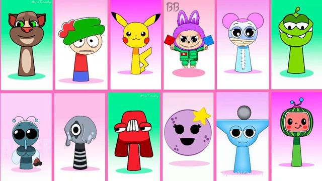 Sprunki OC ВСЕ Фазы 4 | Подборка Incredibox смотреть онлайн