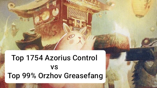 Top 1754 Azorius Control Vs Top 99% Orzhov Greasefang | Pioneer | Mythic Rank | MTG Arena