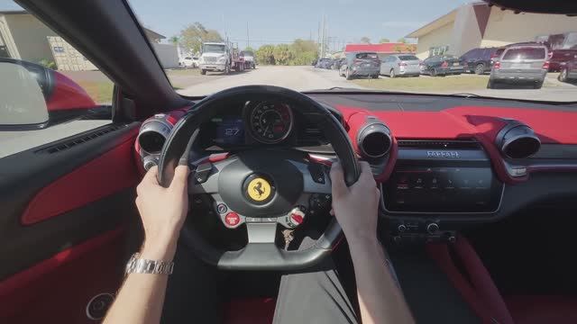 Ferrari GTC4Lusso POV Test Drive смотреть онлайн
