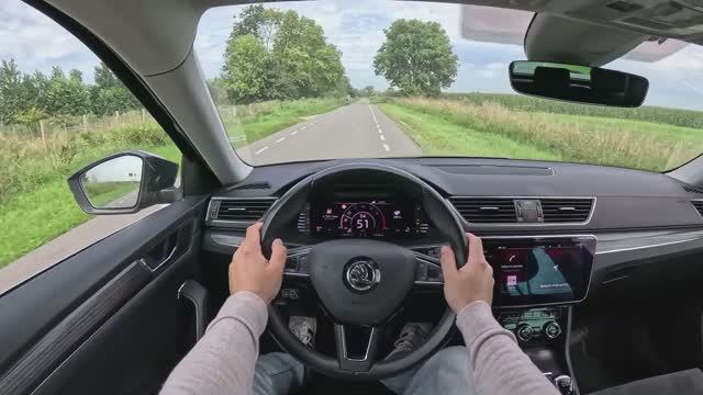 Skoda Superb 2020 [1.4 л. 156 л.с.] POV TEST DRIVE смотреть онлайн
