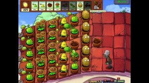 Прохождение Plants vs Zombies Уровень 5-9 Крыша