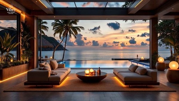 Coastal Chill Lounge ｜ Tropical Deep House & Sunset Vibes (1-Hour Mix)