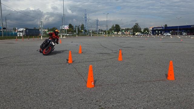 GP 8 / 28.45 / Ермаков Анатолий / Yamaha MT-07 / 24.08.2025 / MOTOGYMKHANA