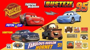 Обзор | MATTEL | Тачки | Команда МакКуина/RUSTEZE