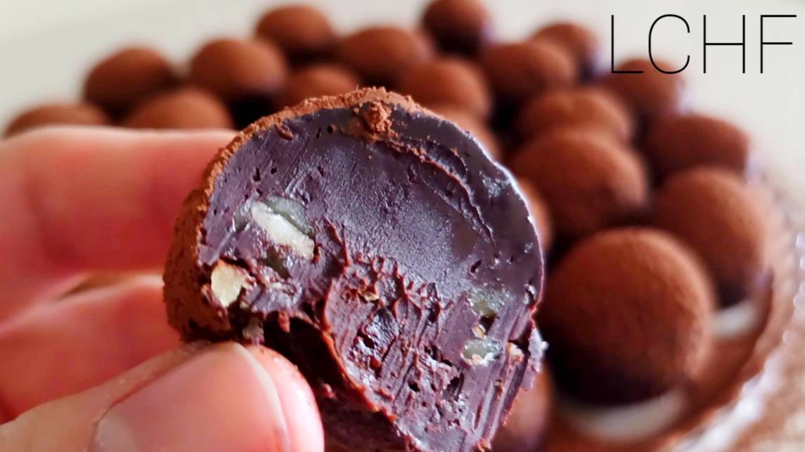 Шоколадные Трюфели с черносливом и орехами. Рецепт трюфелей дома! смотреть онлайн