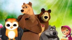 МАША И МЕДВЕДЬ УГАДАЙ ЖИВОТНОЕ ПО ТЕНИ МУЛЬТИК РАЗВИВАЙКА