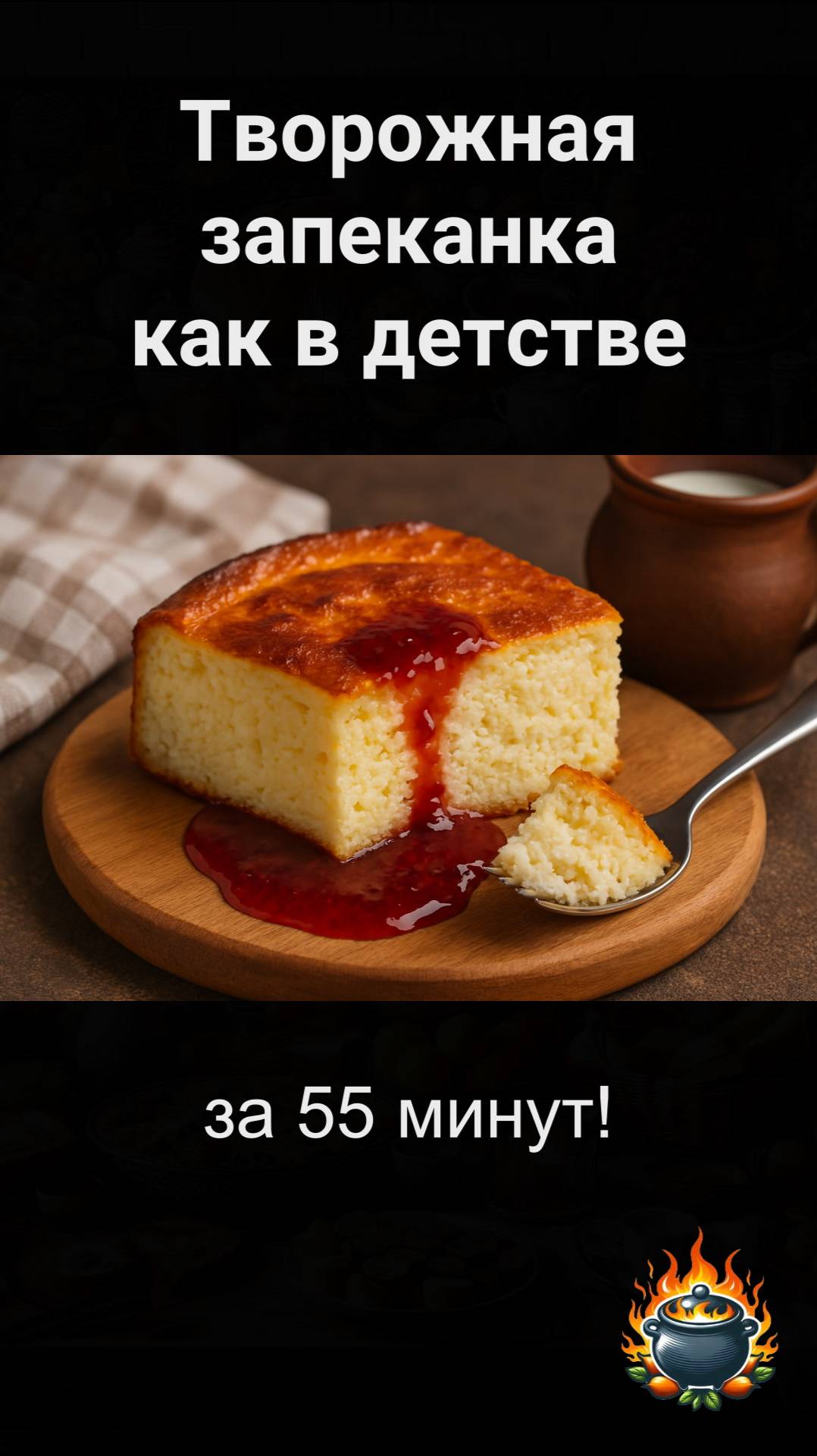 Творожная запеканка как в детском саду