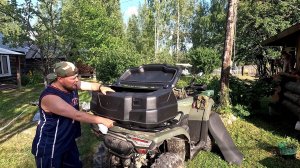 БЕЗ ЭТОГО НИКУДА. ЛУЧШИЙ КОФР ДЛЯ КВАДРОЦИКЛА. УСТАНОВКА КОФРА PZ 5000 на Квадрик Cfmoto CEFORSE 400