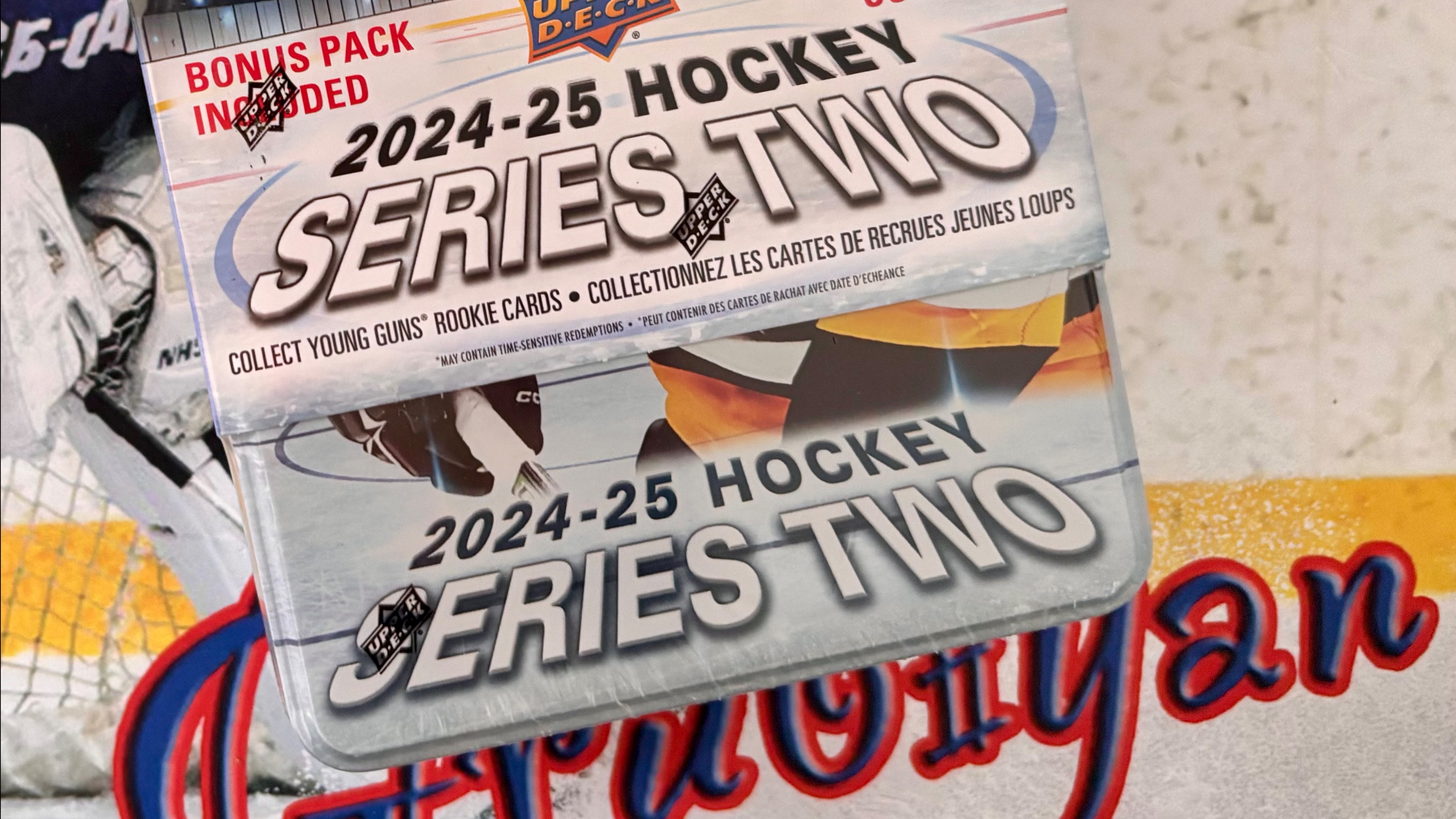 Бокс-Брейк 2024/25 Upper Deck Series 2 Hockey Tin Box #4_Аукцион смотреть онлайн