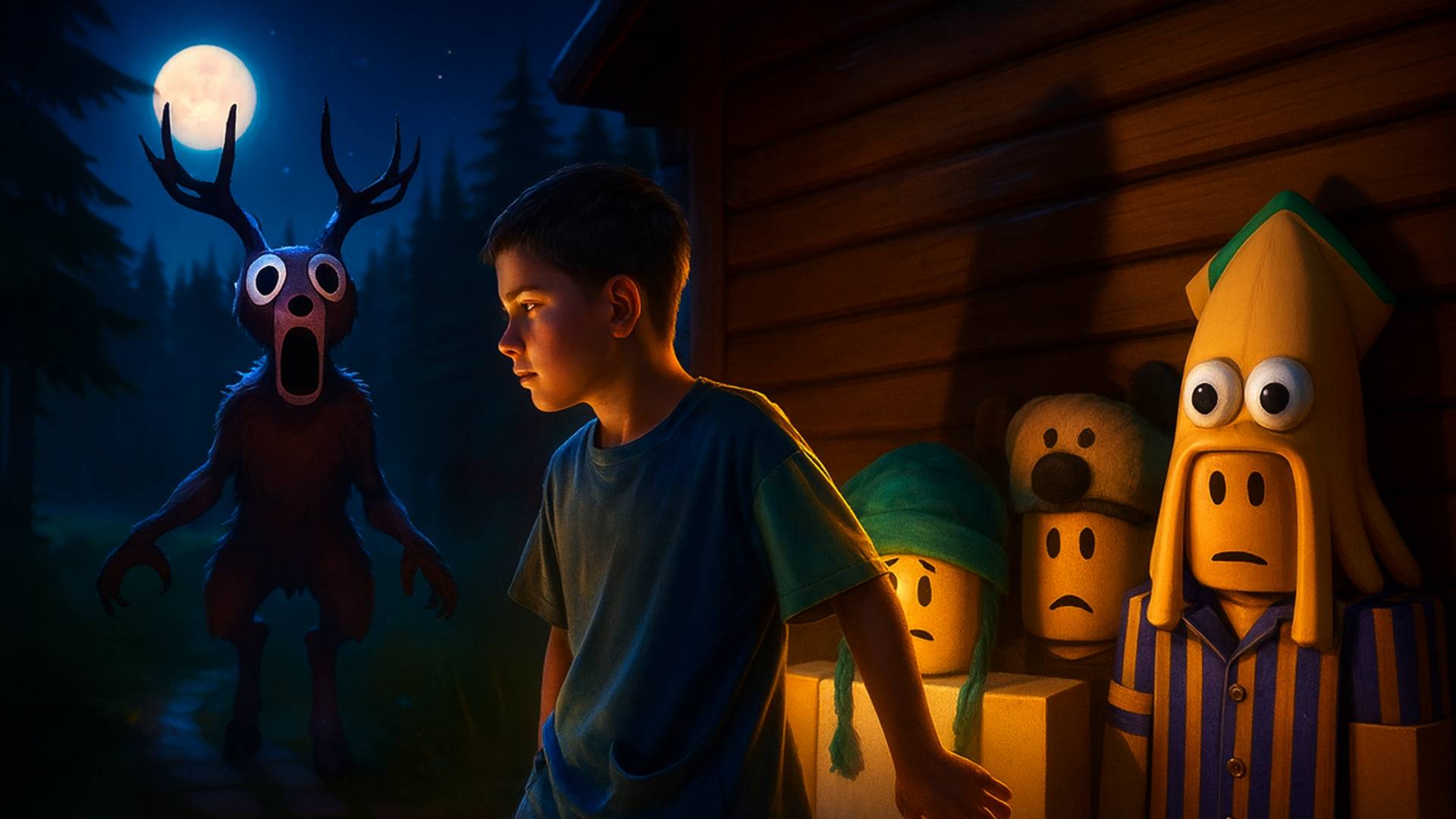 99 НОЧЕЙ В ЛЕСУ в Roblox с моими подписчиками!