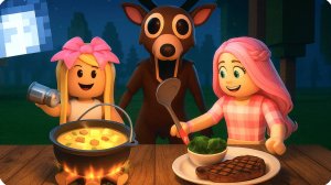 🍲👩🍳ВЫЖИВАЮ 99 НОЧЕЙ за ПОВАРА в ЛЕСУ! НУБИК РОБЛОКС