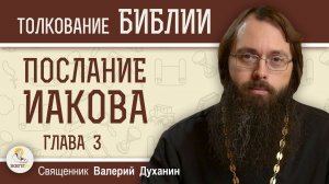 Послание Иакова. Глава 3.  «Язык - неудержимое зло».  Священник Валерий Духанин. Новый Завет