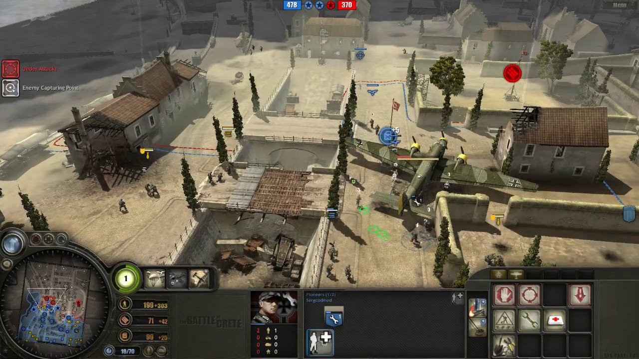 Battle of Crete mod (3.7.14) PvP, 3x3 Chania map #1 смотреть онлайн