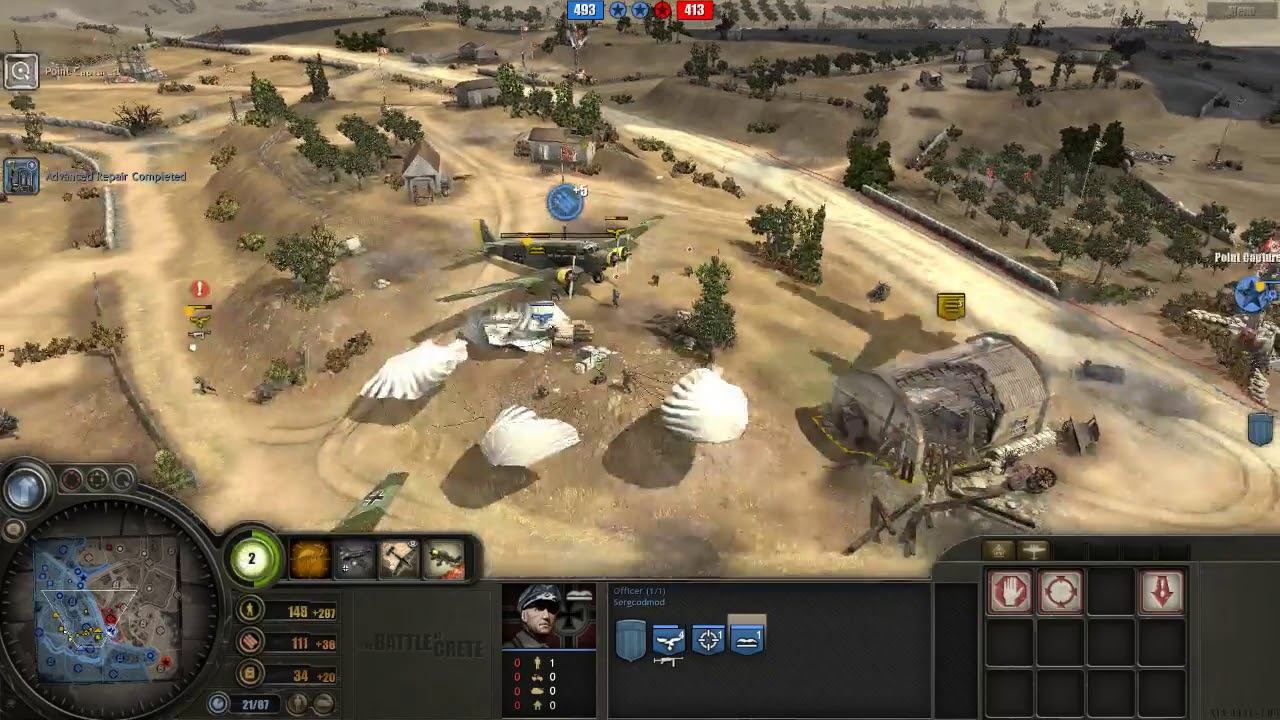 Battle of Crete mod (3.7.11) PvP, 2x2 Maleme map #24 смотреть онлайн