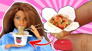 Лапша Вок для кукол своими руками! DIY Мастер класс Анна Оськина