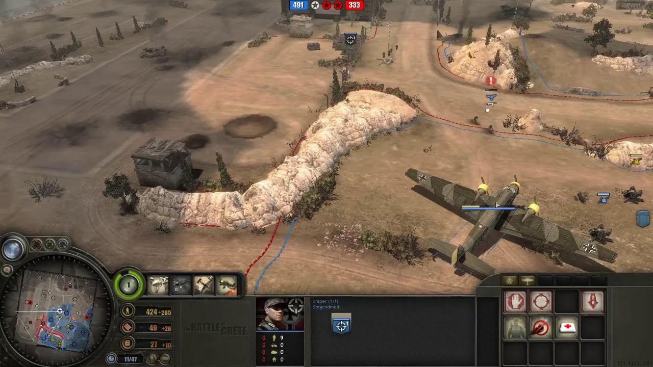 Battle of Crete mod (3.7.10) PvP, 2x2 Heraklion airfield map #16 смотреть онлайн