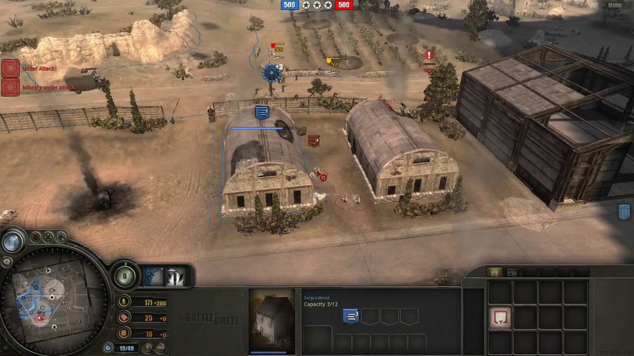 Battle of Crete mod (3.8.7) PvP, 2x2 Heraklion airfield map #36 смотреть онлайн