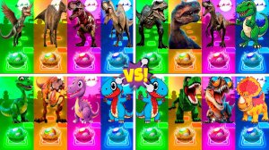 Динозавры МЕГАМИКС 65-68 уровни - Мультики про Динозавров | МУЛЬТФИЛЬМЫ ДИНОЗАВРЫ в Tiles Hop