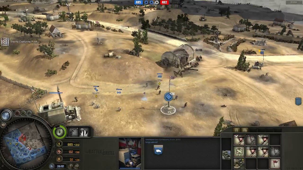 Battle of Crete mod (3.8.6) PvP, 2x2 Maleme map #8 смотреть онлайн
