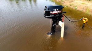 Обкатка лодочного  мотора Hangkai F6.5