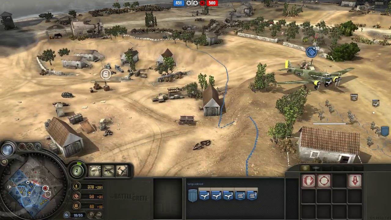 Battle of Crete mod (3.7.11) PvP, 2x2 Maleme map #16 смотреть онлайн