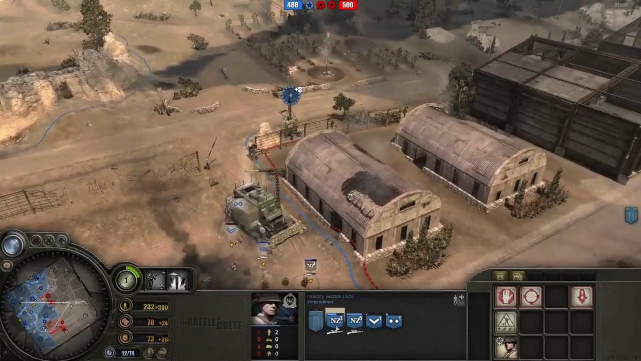Battle of Crete mod (3.8.7) PvP, 2x2 Heraklion airfield map #32 смотреть онлайн