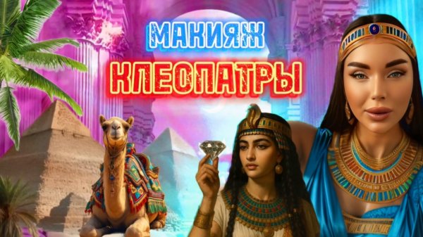 МАКИЯЖ КЛЕОПАТРЫ 😱