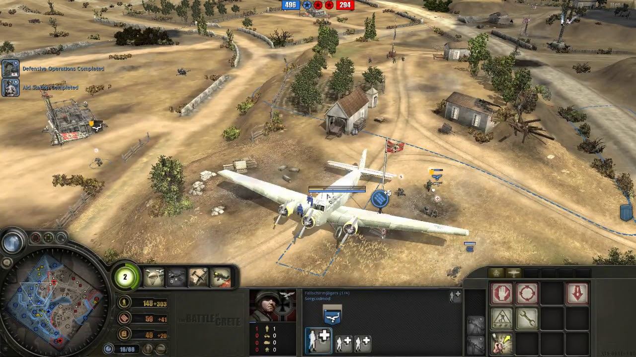 Battle of Crete mod (3.7.12) PvP, 2x2 Maleme map #31 смотреть онлайн