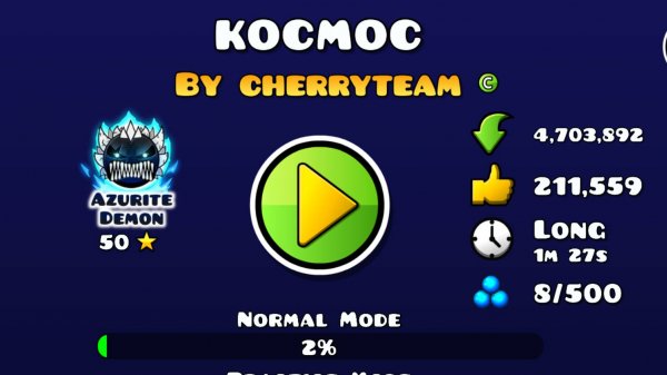 ТИПИЧНЫЙ КОСМОС В GD 2.4