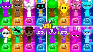 ВСЕ СПРУНКИ МЕГАМИКС 25-28 уровни - Мультики про Спрунке | МУЛЬТФИЛЬМЫ SPRUNKI в Tiles Hop