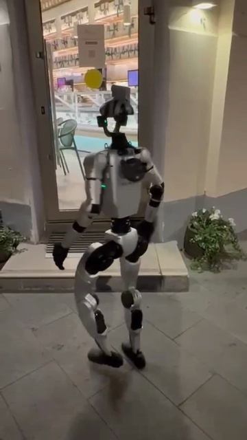 Роботы на улице, это не будущее, а уже настоящее. смотреть онлайн