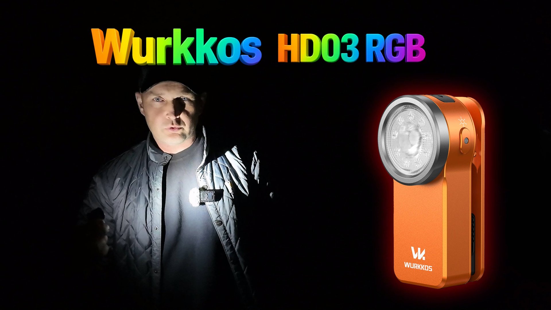 Wurkkos HD03 RGB: суперкомпактный фонарик с RGB подсветкой и 8 режимами! смотреть онлайн