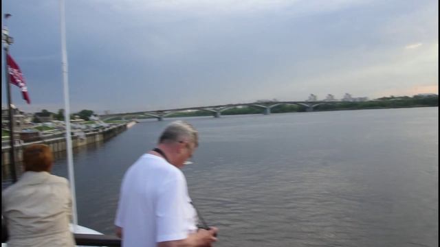 Круиз на Константине Короткове. Отплытие из Нижнего Новгорода. смотреть онлайн