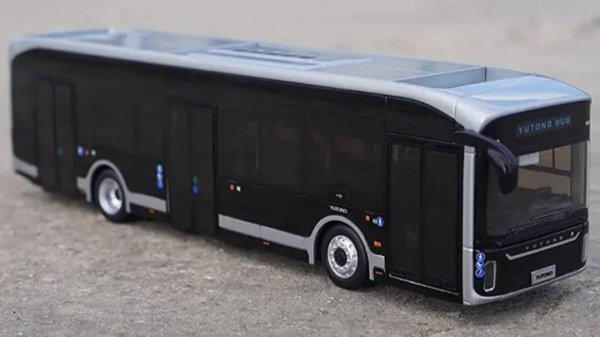 Модель автобуса Yutong U12 Overseas Edition Black Diamond 1:42 #Yutong  #Overseas #bus